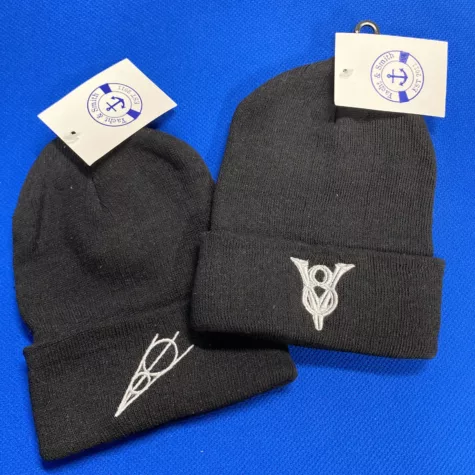 Beanie Skull Cap, Sock Hat V-8 Logo